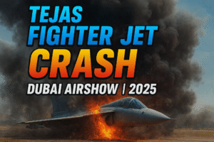 بھارتی میڈیا نے دبئی ایئرشو کے دوران تیجاس طیارہ حادثے کا ذمے دار امریکہ کو ٹھہرا دیا!
