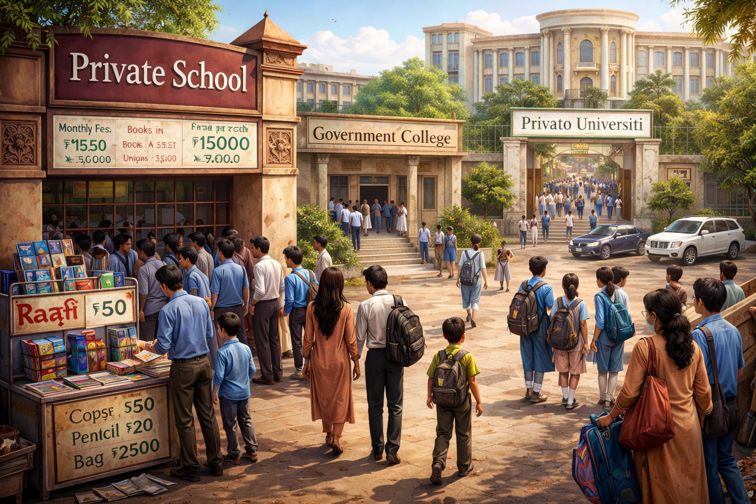 پاکستان میں تعلیم بحران کا شکار، علم کاروبار میں بدل گیا