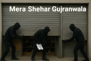 کھائیلی بائی پاس مارکیٹ گوجرانوالہ میں چوری کی وارداتیں بڑھ گئیں — سردیوں کی آمد کے ساتھ جرائم میں اضافہ