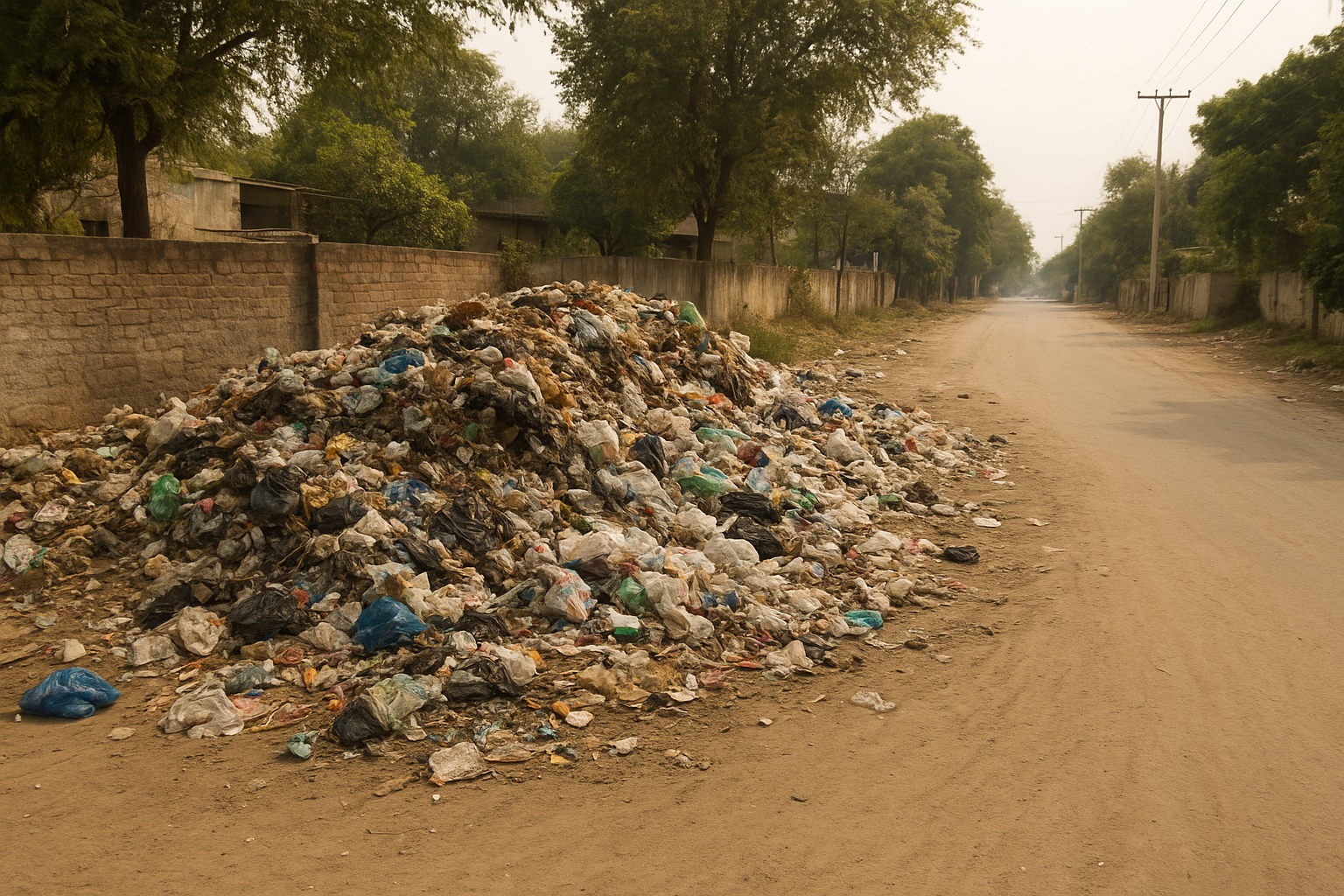 گوجرانوالہ: کھالی بائی پاس کے علاقے میں برسوں سے جمع گندگی کے ڈھیر ’’میرا صاف ستھرا پنجاب‘‘ پروگرام کی ناکامی کا ثبوت بن گئے
