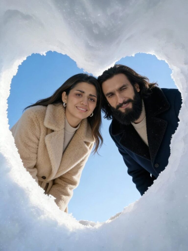 حرا سومرو اور رنویر سنگھ کی اے آئی تصاویر پر ہنگامہ، سوشل میڈیا صارفین برہم hira soomro 31765447660 2