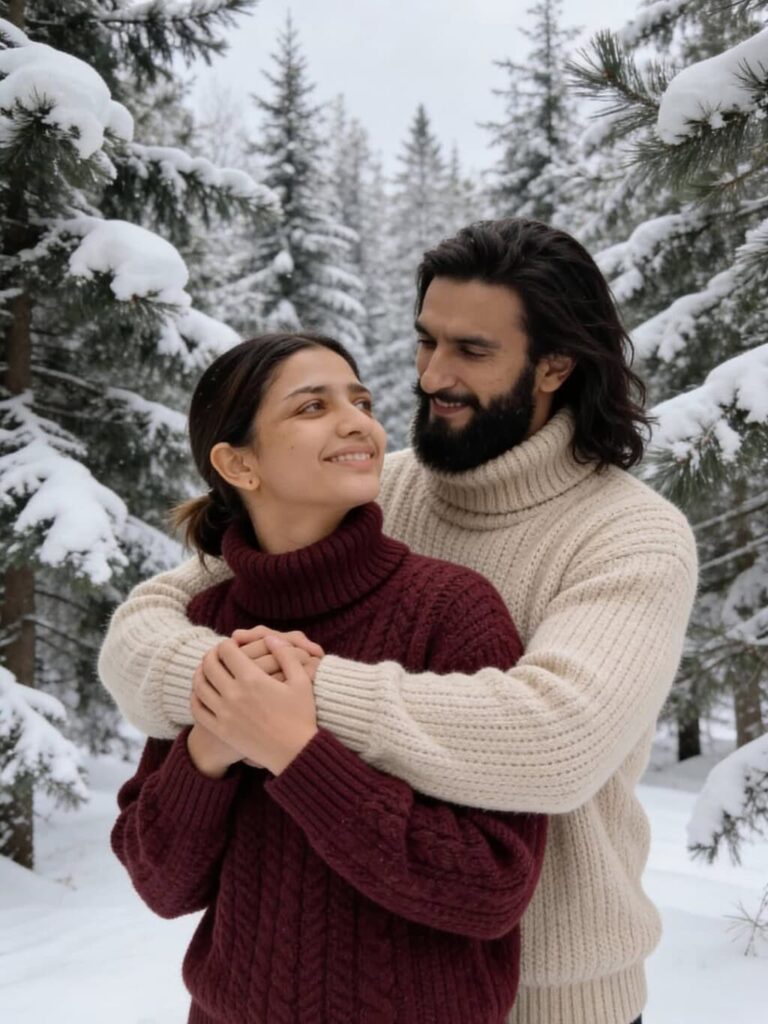 حرا سومرو اور رنویر سنگھ کی اے آئی تصاویر پر ہنگامہ، سوشل میڈیا صارفین برہم hira soomro 41765447660 3