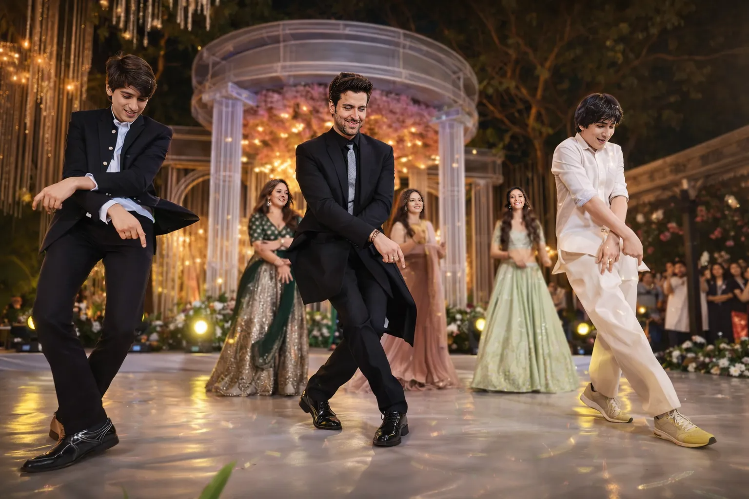 ہریتھک روشن اور بیٹوں کا خاندانی ڈانس وائرل