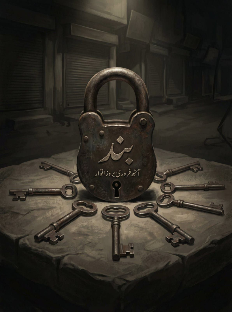 8 فروری کو ملک بند کرنے کے اعلان پر عوام میں شدید غم و غصہ