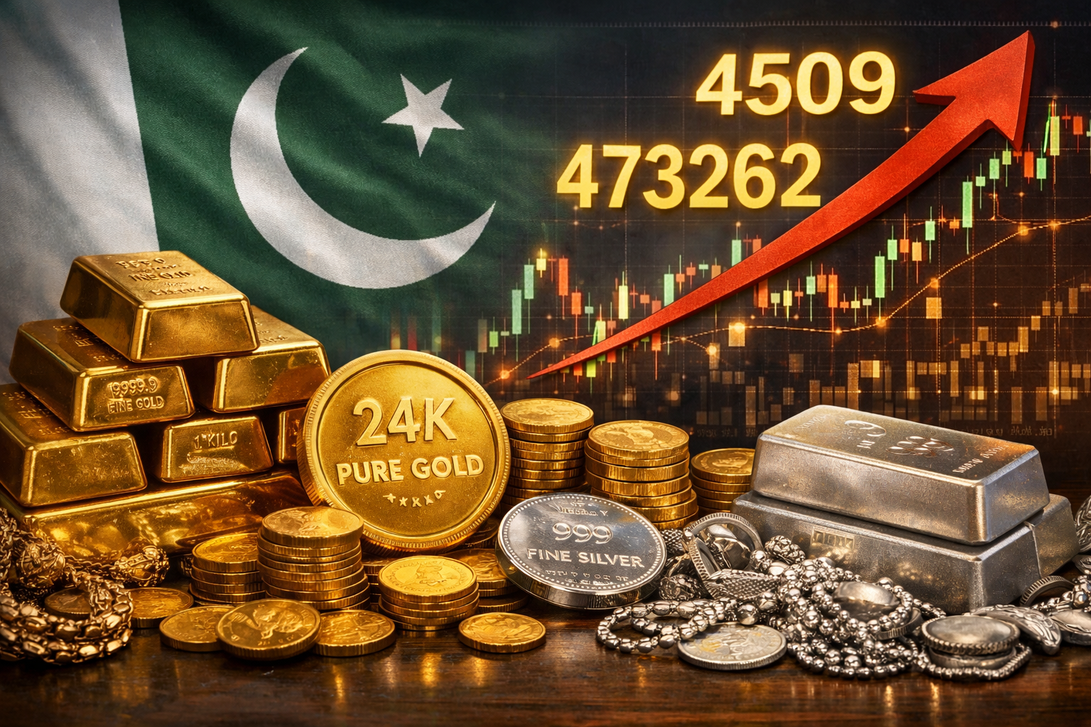 سونے کی قیمت میں آج بھی بڑا اضافہ، عالمی و مقامی مارکیٹس میں تیزی برقرار