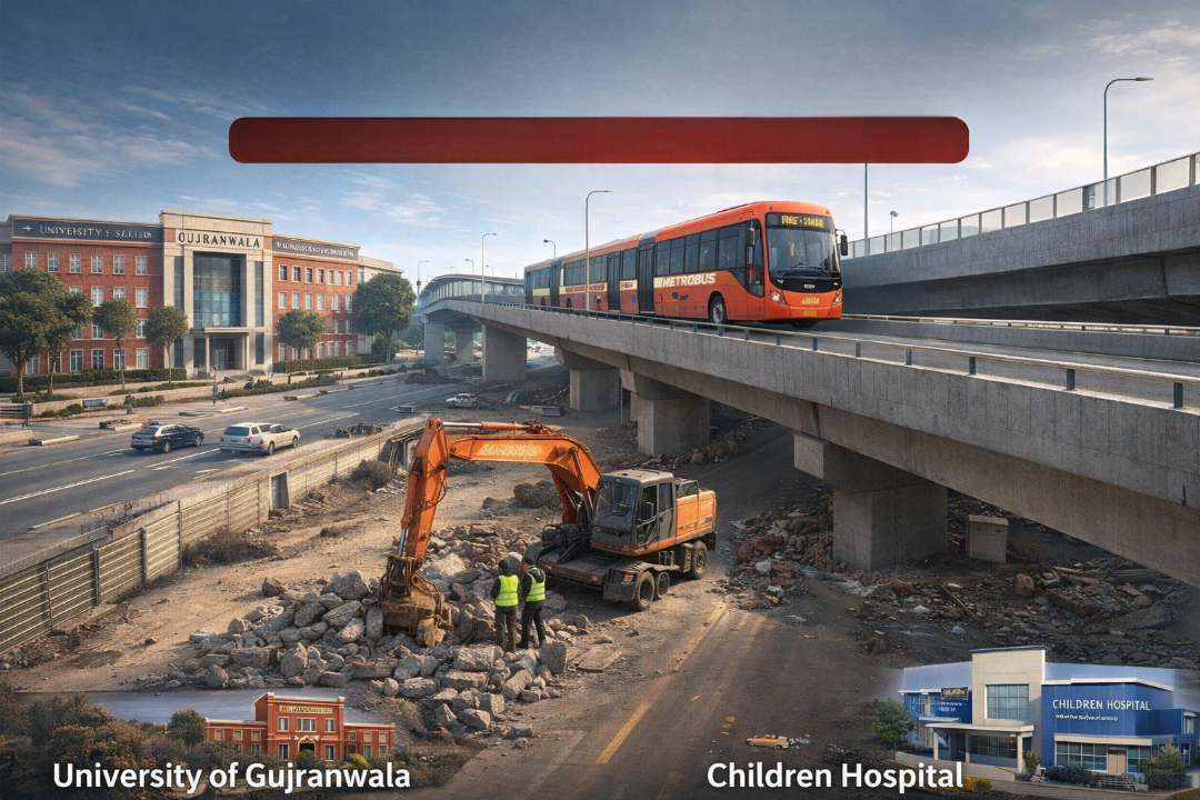 گوجرانوالا میٹرو بس منصوبہ: شہر کی ٹرانسپورٹ میں انقلابی قدم