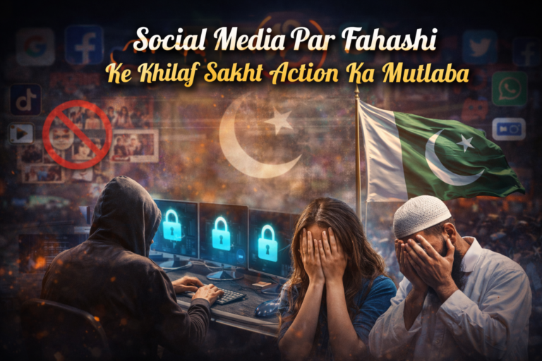 سوشل میڈیا کو فحاشی اور XXX مواد سے پاک کیا جائے، اسلامی معاشرے میں بے حیائی ناقابلِ قبول