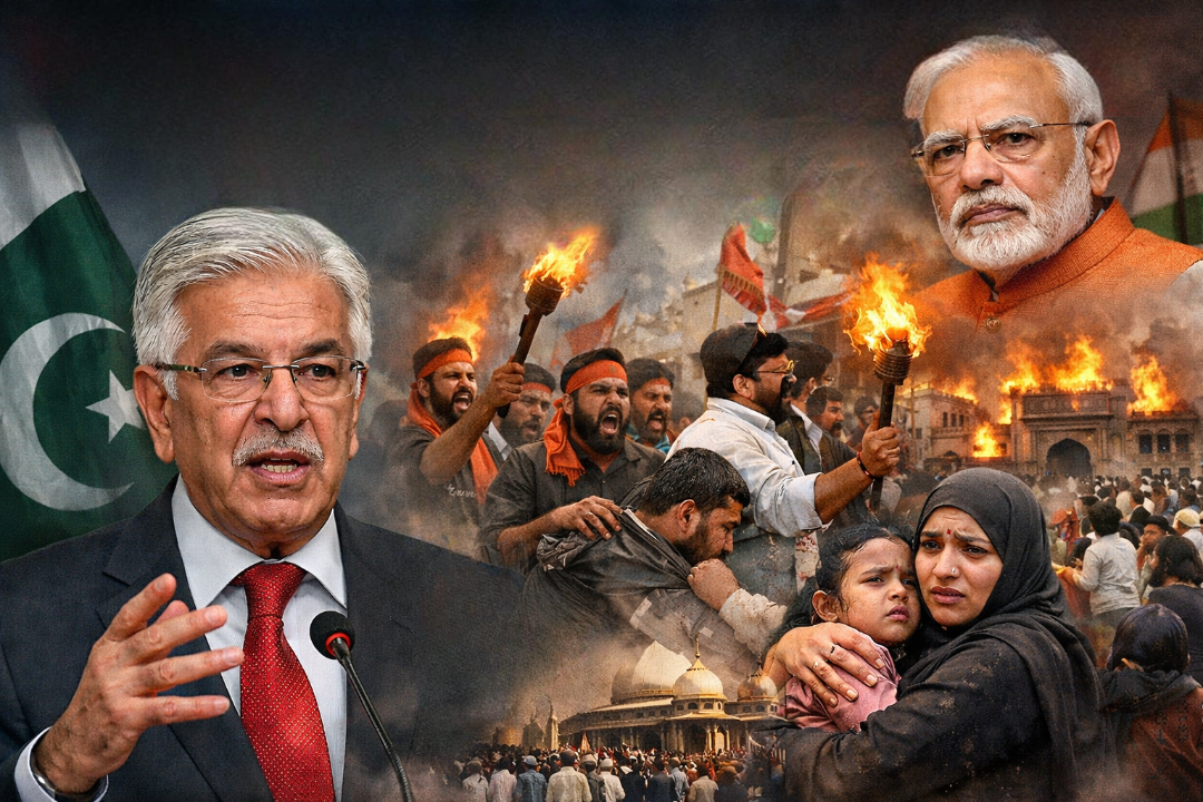 خواجہ محمد آصف کا بھارت پر تنقیدی بیان، اقلیتوں کے خلاف مودی کی پالیسی پر تشویش