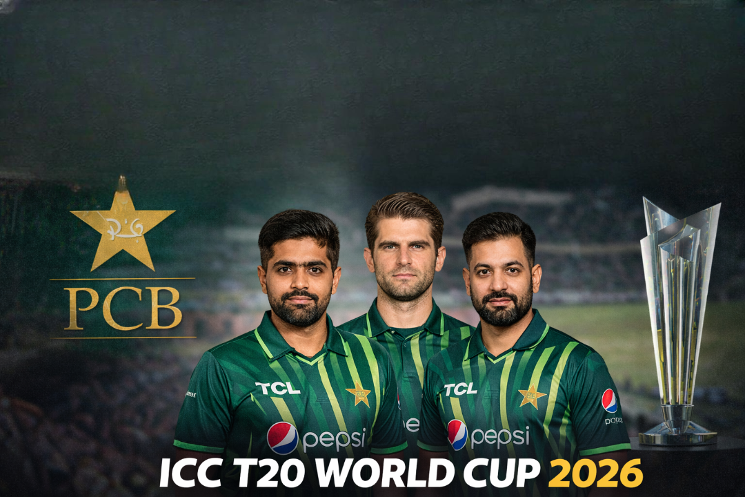 پاکستان کے ابتدائی 15 رکنی اسکواڈ میں بابر اعظم، شاہین آفریدی اور حارث روف شامل