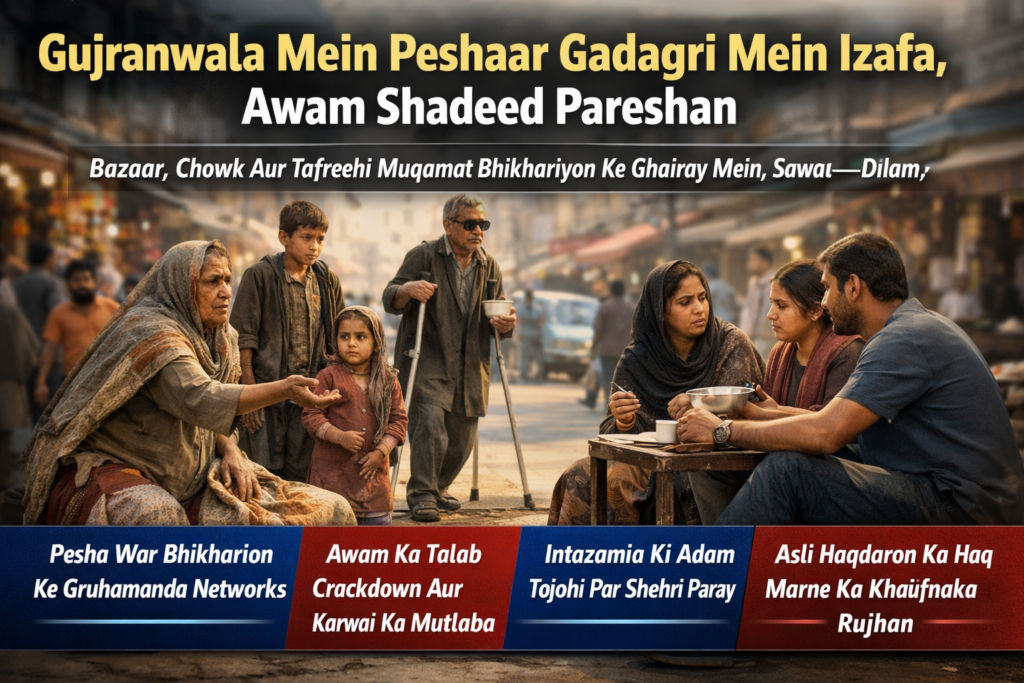 گوجرانوالہ میں گداگری، شہری زندگی کے لیے امتحان chatgpt image jan 31, 2026, 10 07 48 am