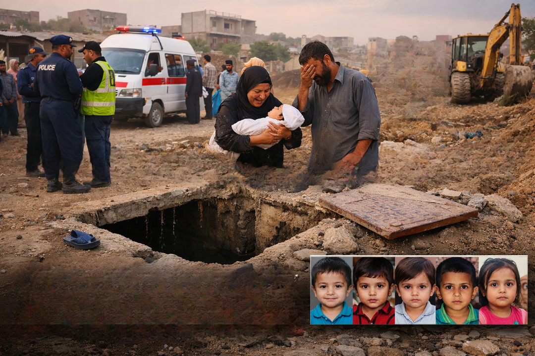 وفاقی دارالحکومت: سنبل میں گٹر میں گر کر 3 سالہ بچہ جاں بحق