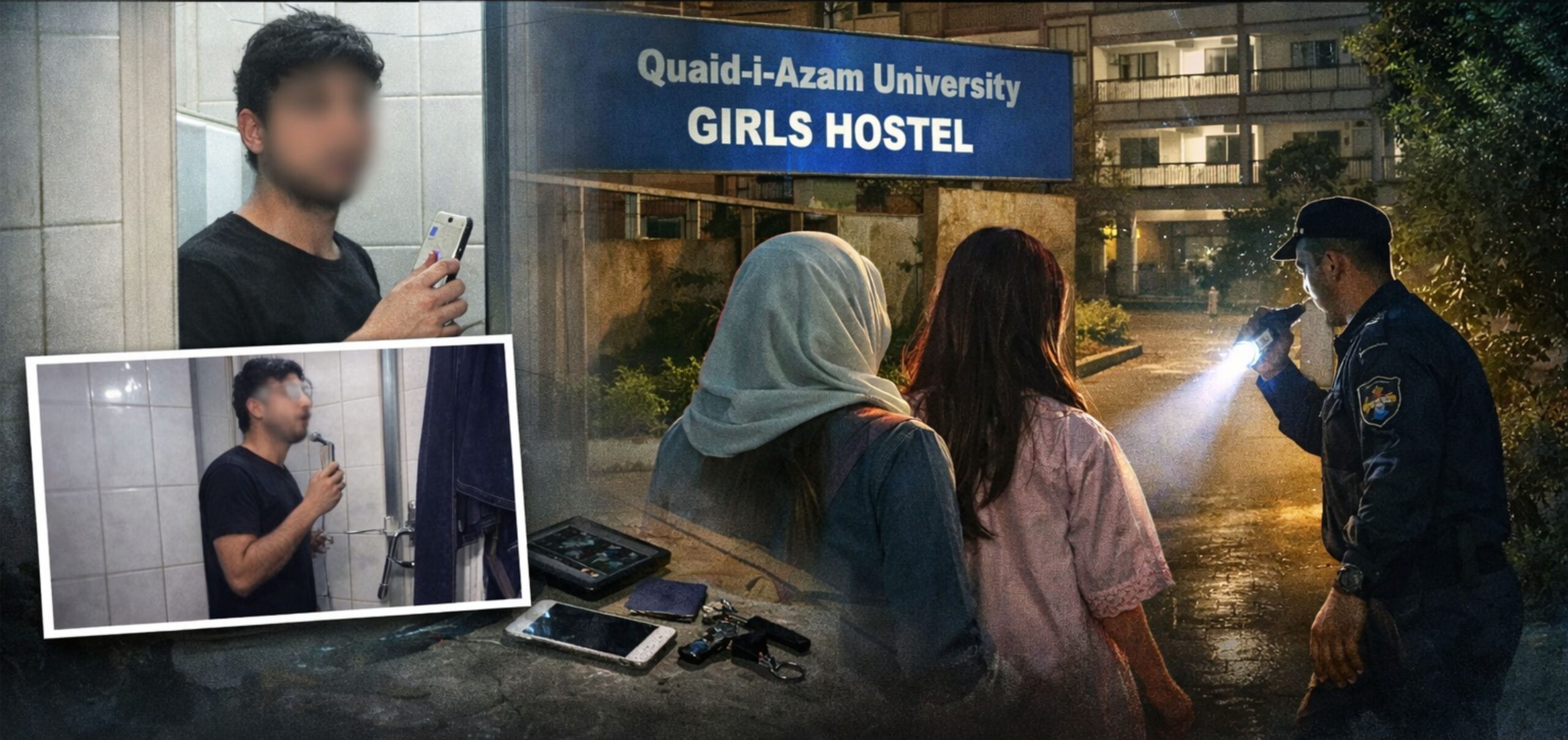 سیکیورٹی کی سنگین خلاف ورزی: نامعلوم شخص گرلز ہاسٹل میں داخل