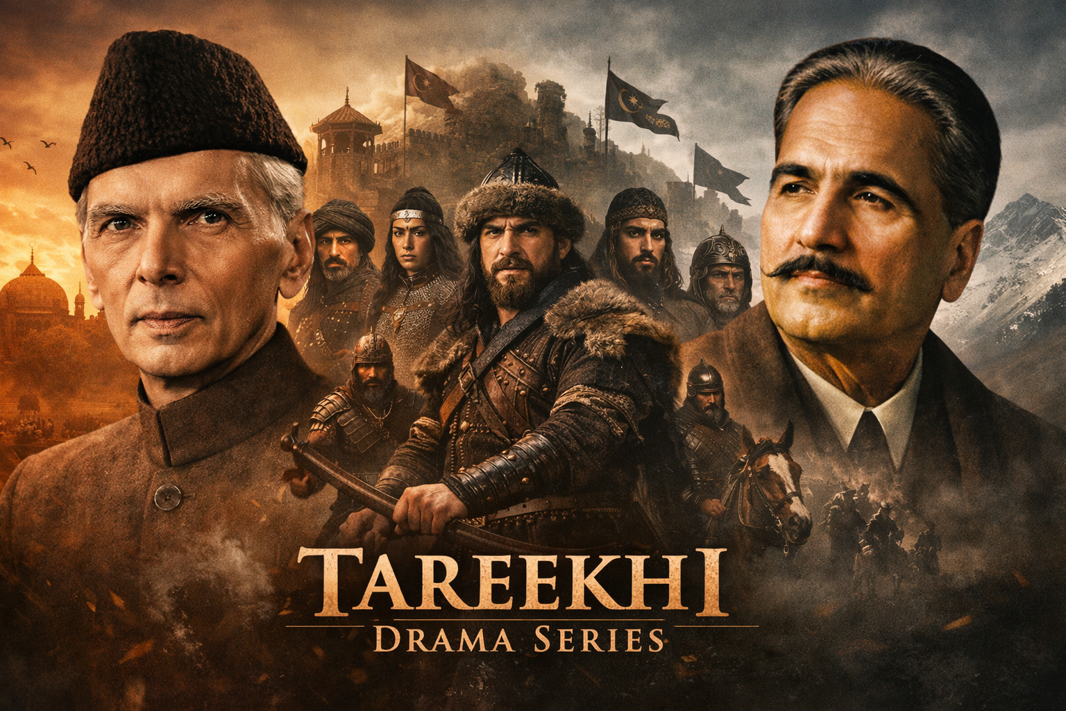 قائداعظم اور علامہ اقبال پر تاریخی ڈرامہ سیریز بنانے کا فیصلہ