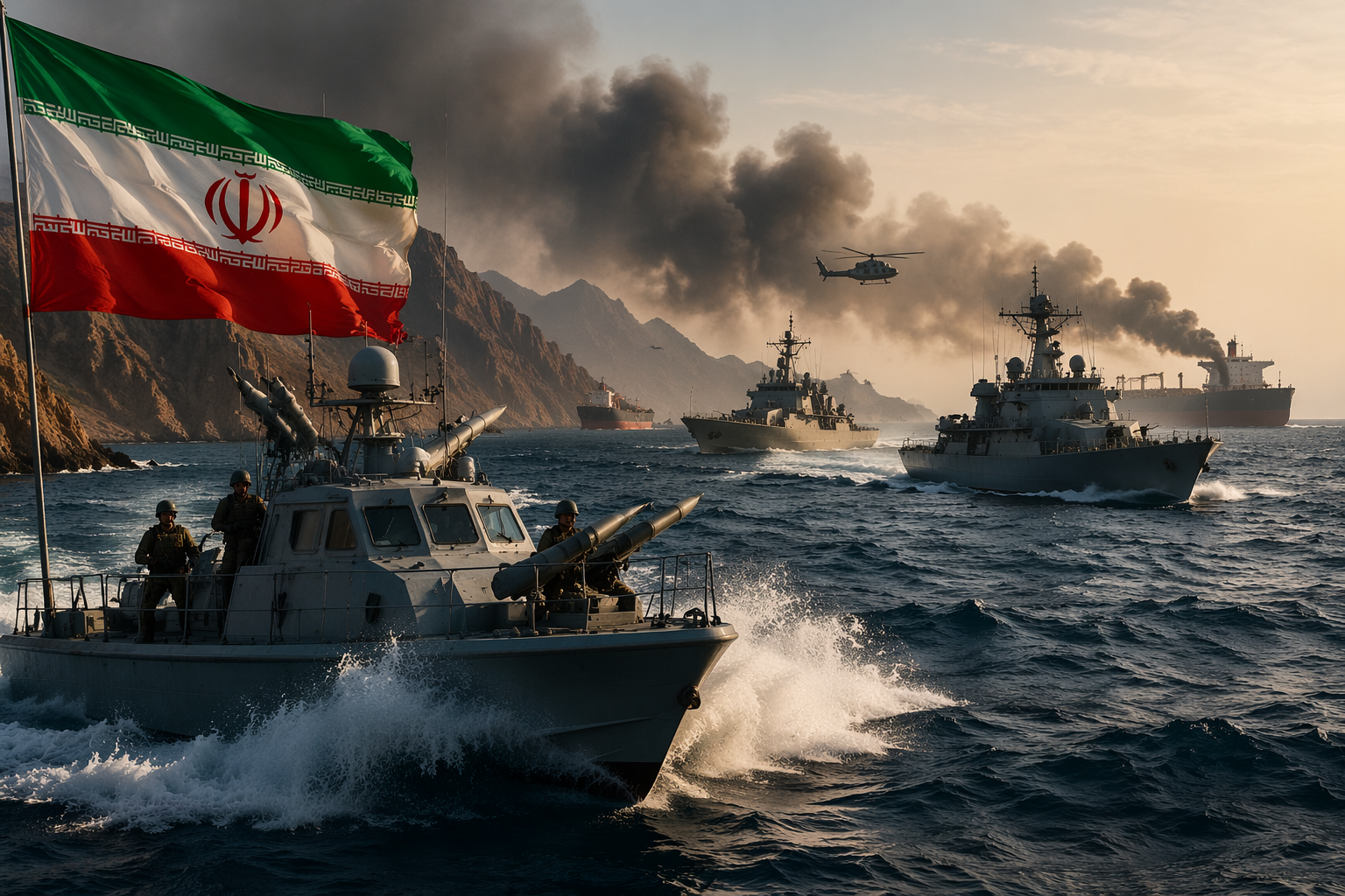 آبنائے ہرمز میں کشیدگی عروج پر، ایرانی بحریہ کا بڑا اعلان