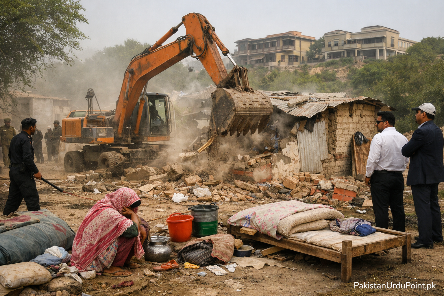 اسلام آباد میں تجاوزات کے خلاف آپریشن