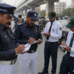 ٹریفک پولیس کا وارڈنز کو روزانہ 25 چالان کرنے کا ٹارگٹ