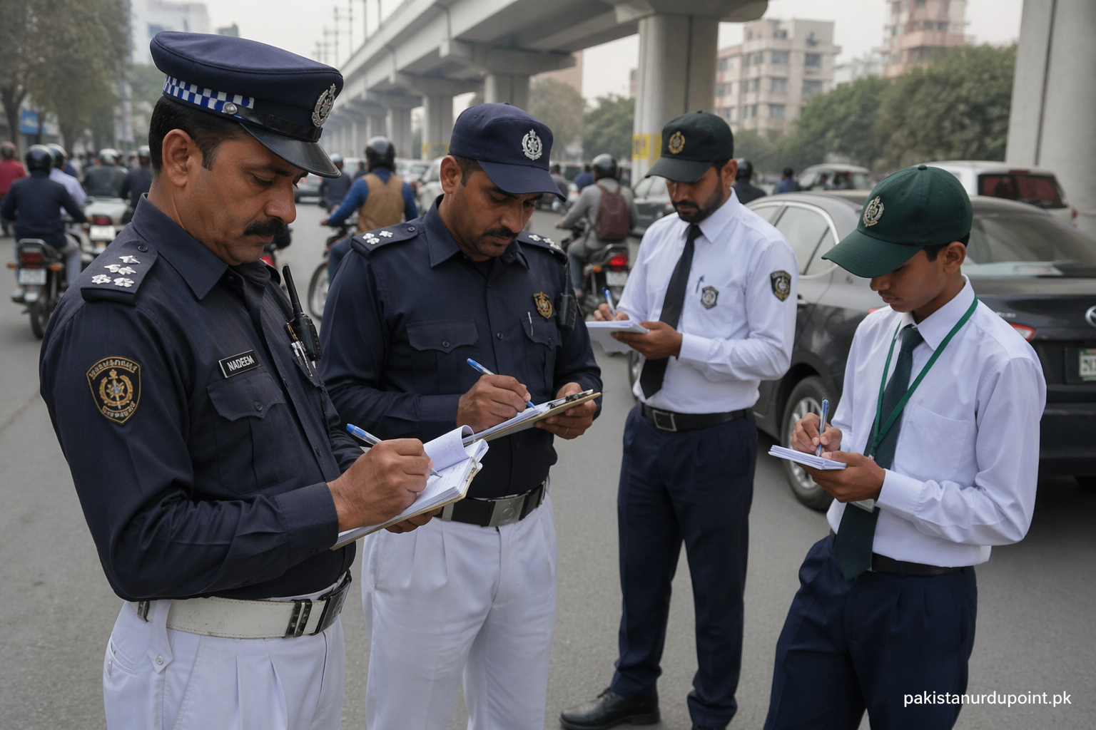 ٹریفک پولیس کا وارڈنز کو روزانہ 25 چالان کرنے کا ٹارگٹ