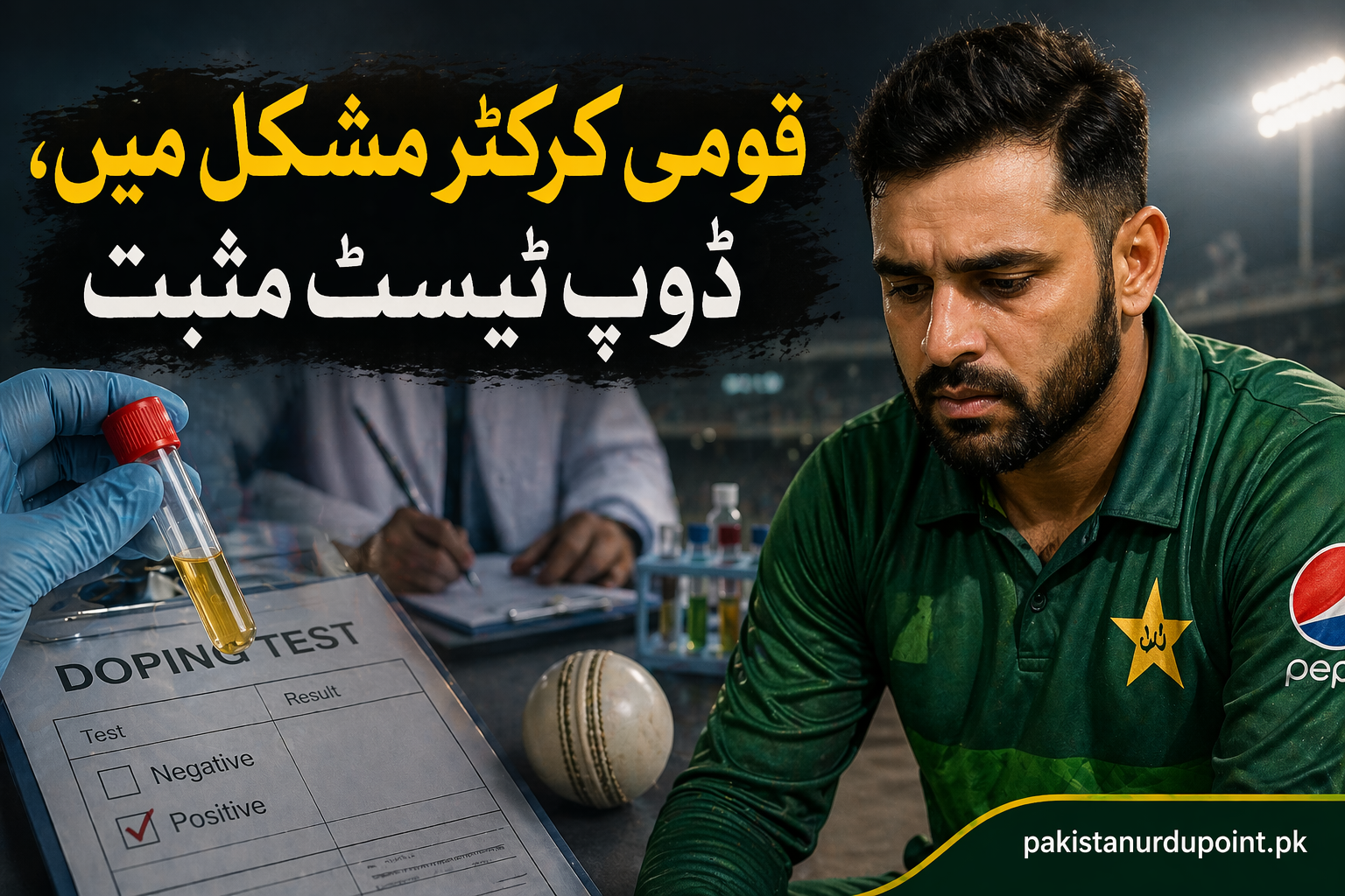 قومی کرکٹر مشکل میں، ڈوپ ٹیسٹ مثبت