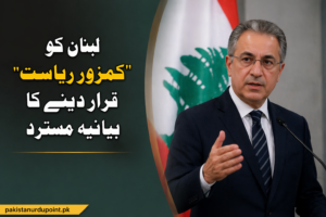 لبنان کو “کمزور ریاست” قرار دینے کا بیانیہ مسترد