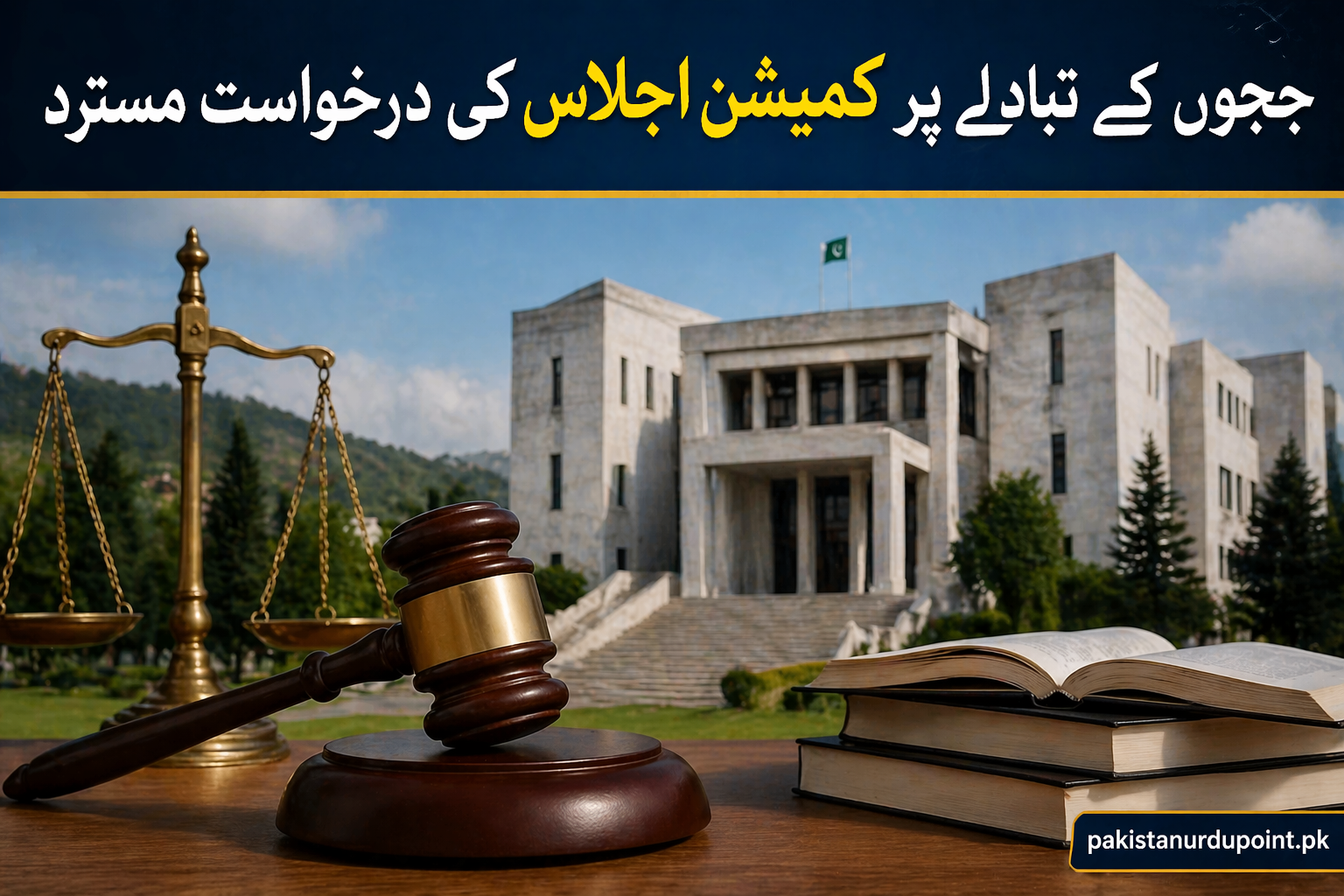 ججوں کے تبادلے پر کمیشن اجلاس کی درخواست مسترد