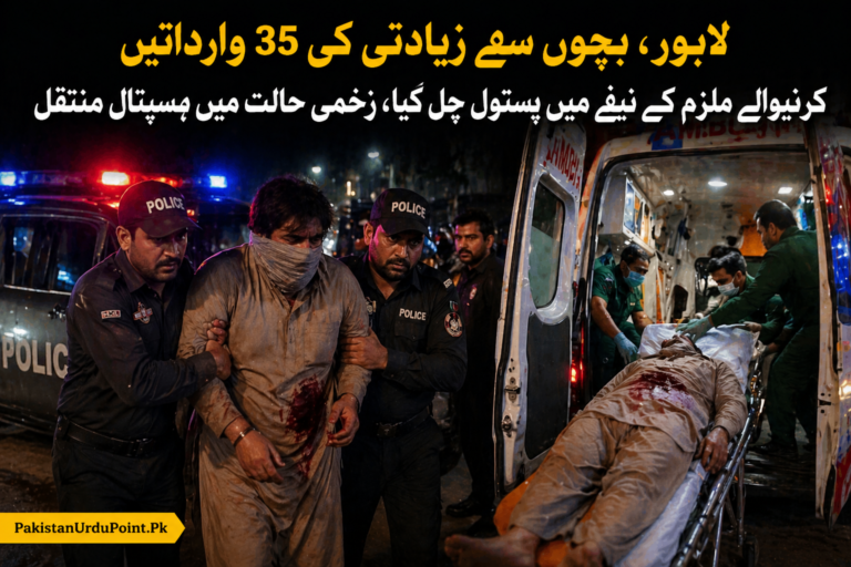 لاہور میں سنگین جرائم میں ملوث ملزم زخمی حالت میں گرفتار