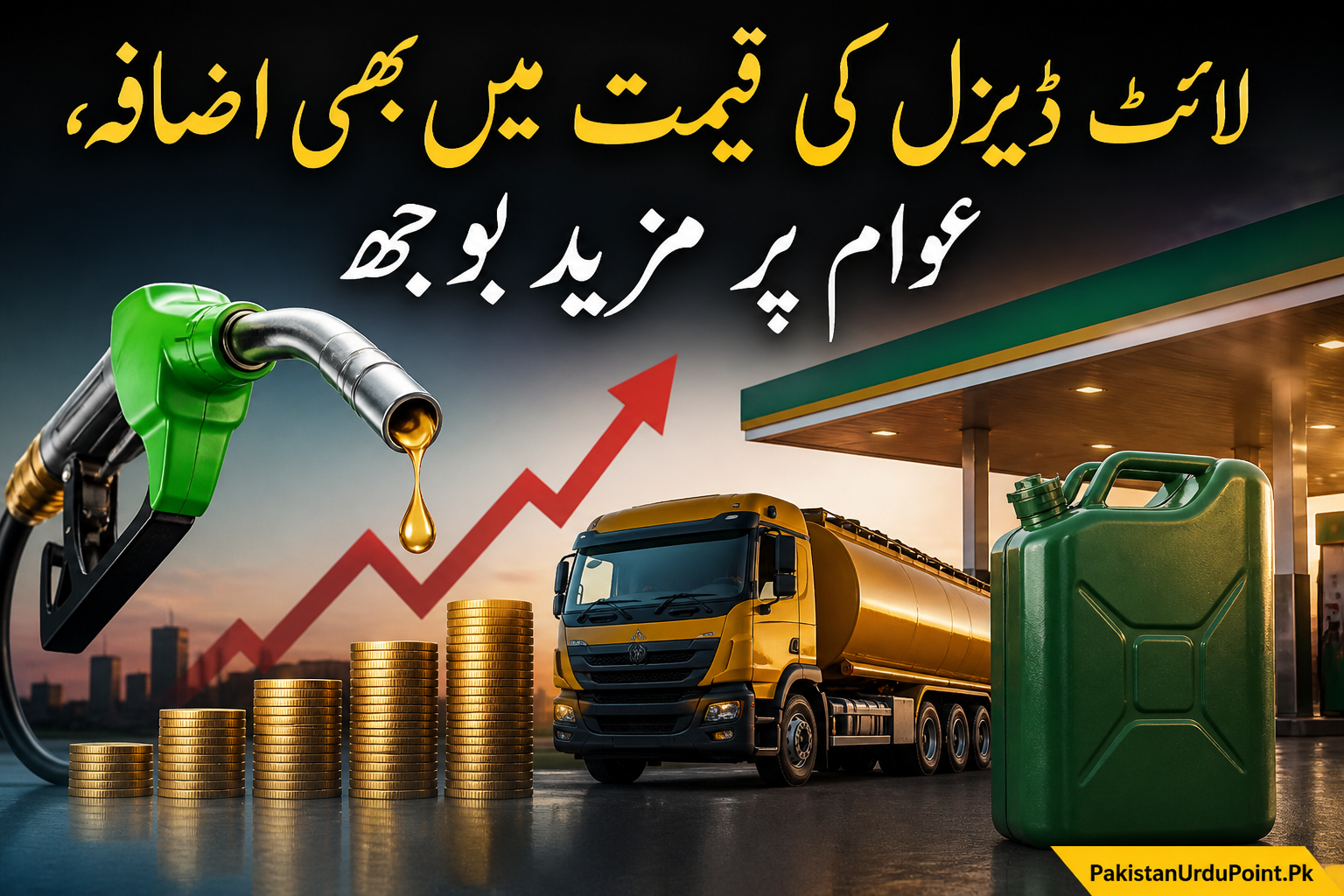 لائٹ ڈیزل کی قیمت میں بھی اضافہ، عوام پر مزید بوجھ