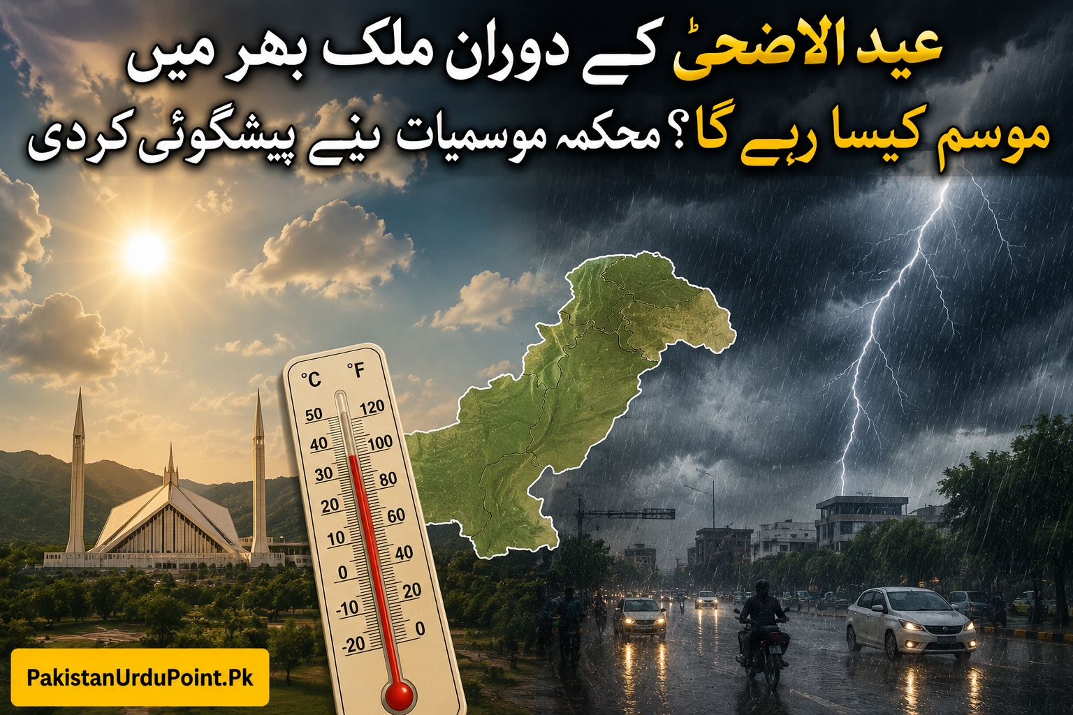 عید الاضحیٰ کے دوران ملک بھر میں موسم کیسا رہےگا؟ محکمہ موسمیات نے پیشگوئی کردی