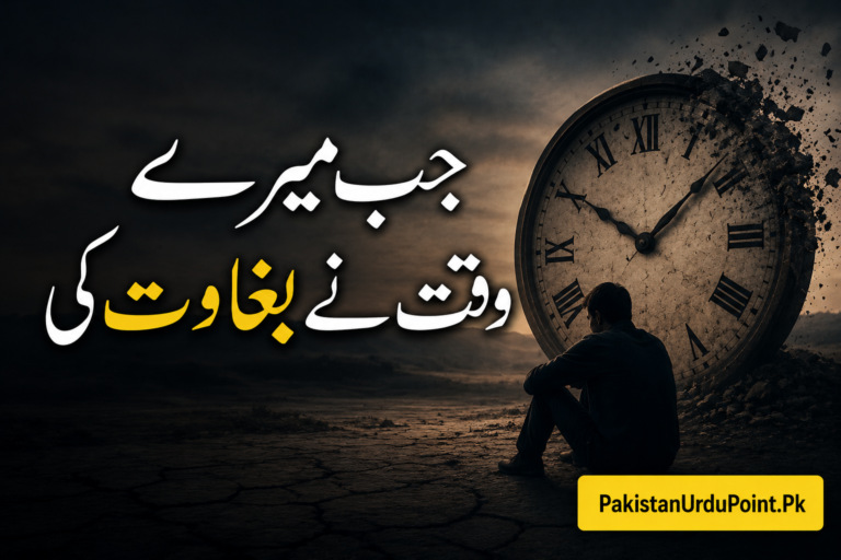 جب میرے وقت نے بغاوت کی