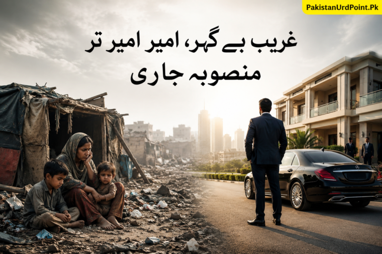 ملک میں غریب کو بے گھر، امیر کو امیر تر بنانے کا منصوبہ جاری، پی ٹی آئی کا سخت ردعمل