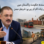 سندھ حکومت ملک میں سب سے زیادہ کام کر رہی ہے، شرجیل میمن