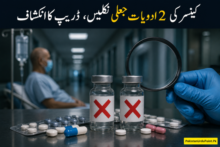 لاہور میں کینسر کی جعلی ادویات کا انکشاف