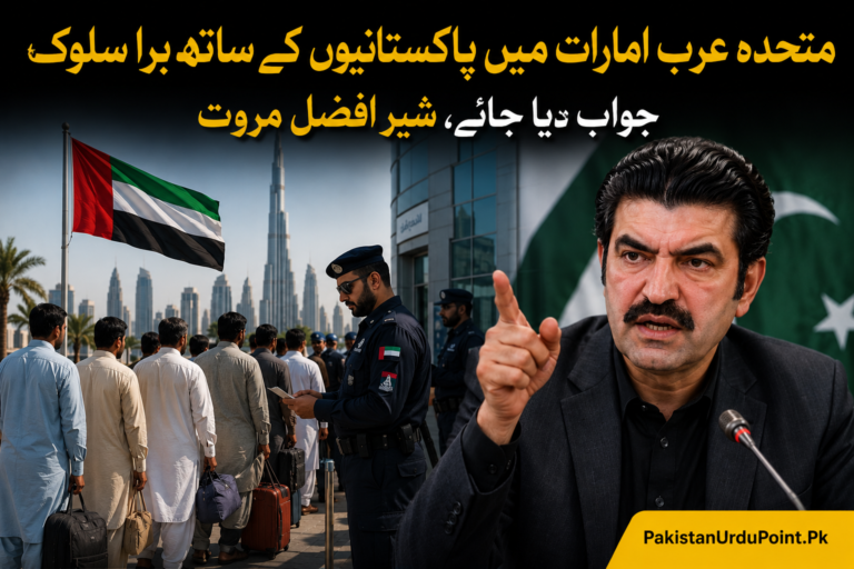 یو اے ای میں پاکستانیوں سے ناروا سلوک، شیر افضل مروت