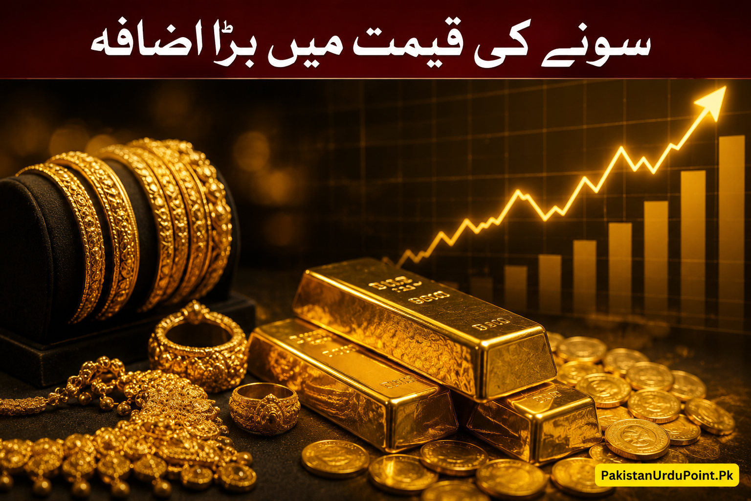 سونے کی قیمت میں بڑا اضافہ