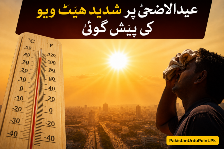 عیدالاضحیٰ پر شدید ہیٹ ویو کی پیشگوئی