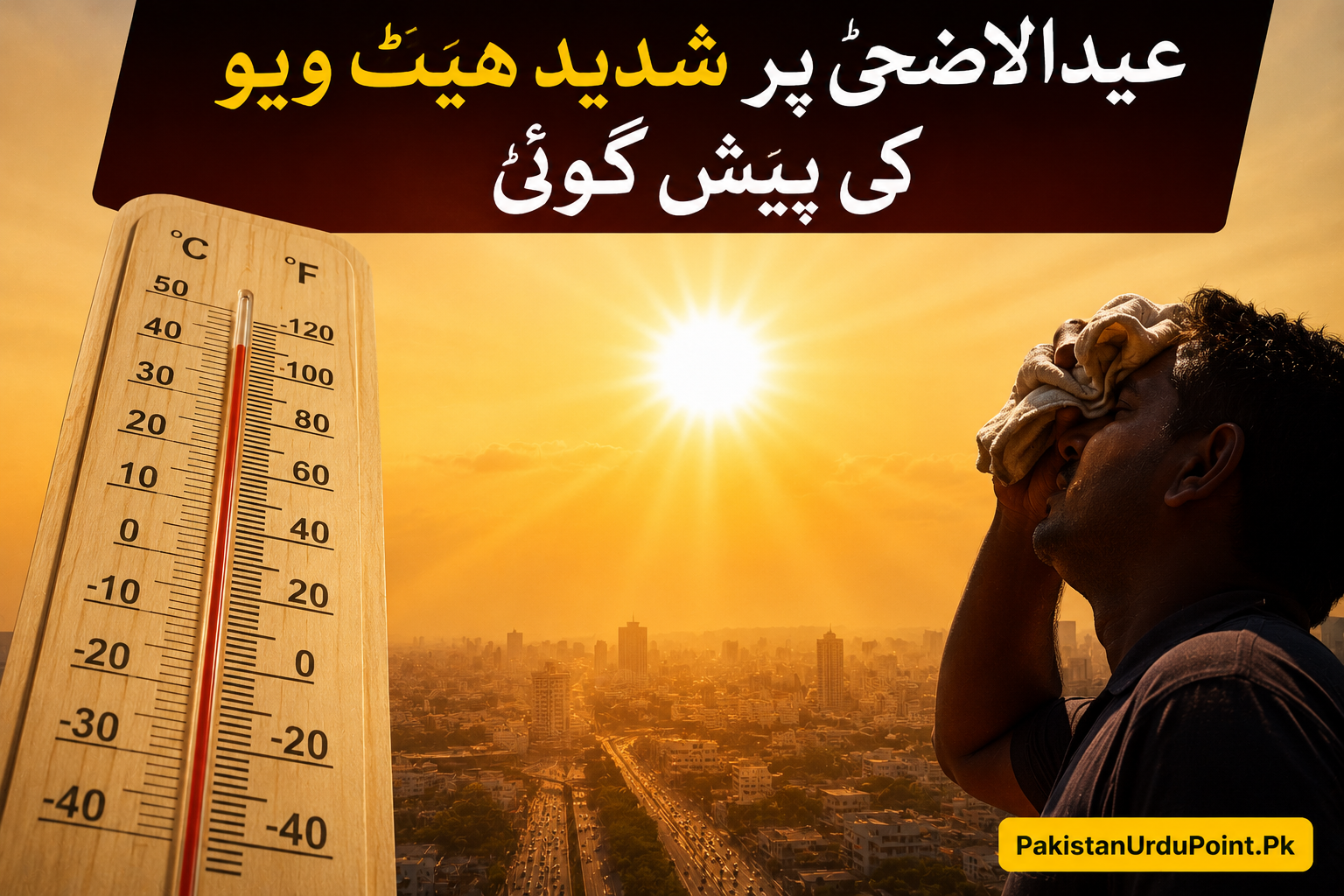 عیدالاضحیٰ پر شدید ہیٹ ویو کی پیشگوئی
