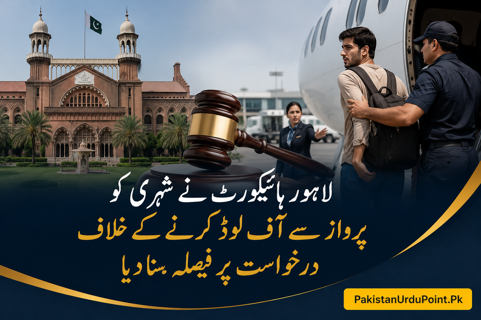 لاہور ہائیکورٹ نے شہری کو پرواز سے آف لوڈ کرنے کے خلاف درخواست پر فیصلہ سنا دیا