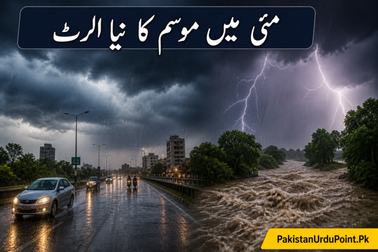 مئی میں موسم کا نیا الرٹ