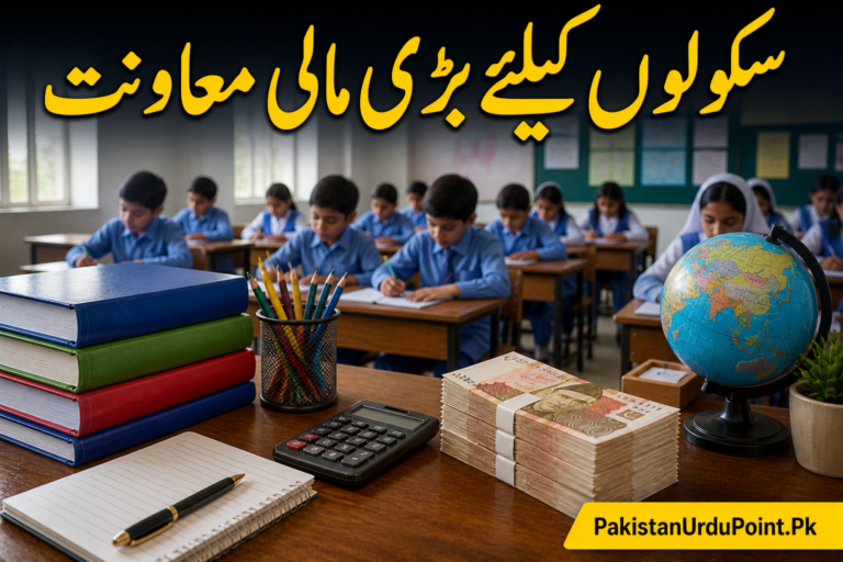 سکولوں کیلئے بڑی مالی معاونت