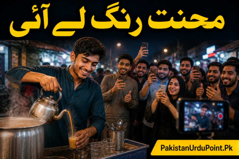 غریب نوجوان کی محنت رنگ لے آئی