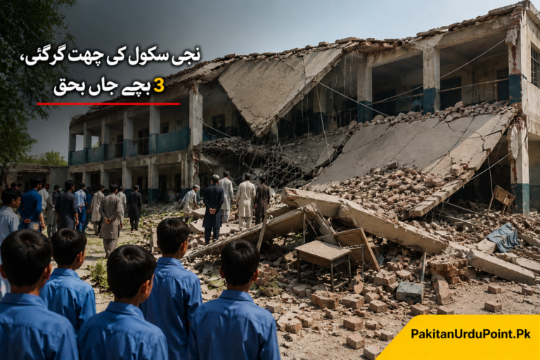 ڈی جی خان میں نجی سکول کی چھت گر گئی، 3 بچے جاں بحق