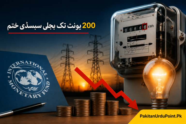 200 یونٹ تک بجلی سبسڈی ختم ہونے کا امکان