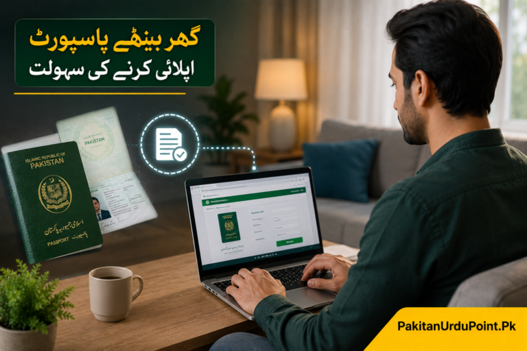 شہریوں کو گھر بیٹھے پاسپورٹ اپلائی کرنے کی سہولت