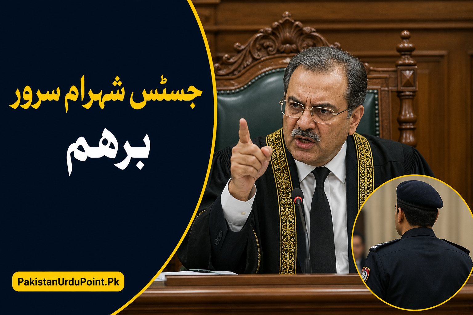 جسٹس شہرام سرور برہم