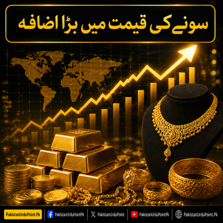 عالمی اور مقامی مارکیٹوں میں سونے کی قیمت میں بڑا اضافہ