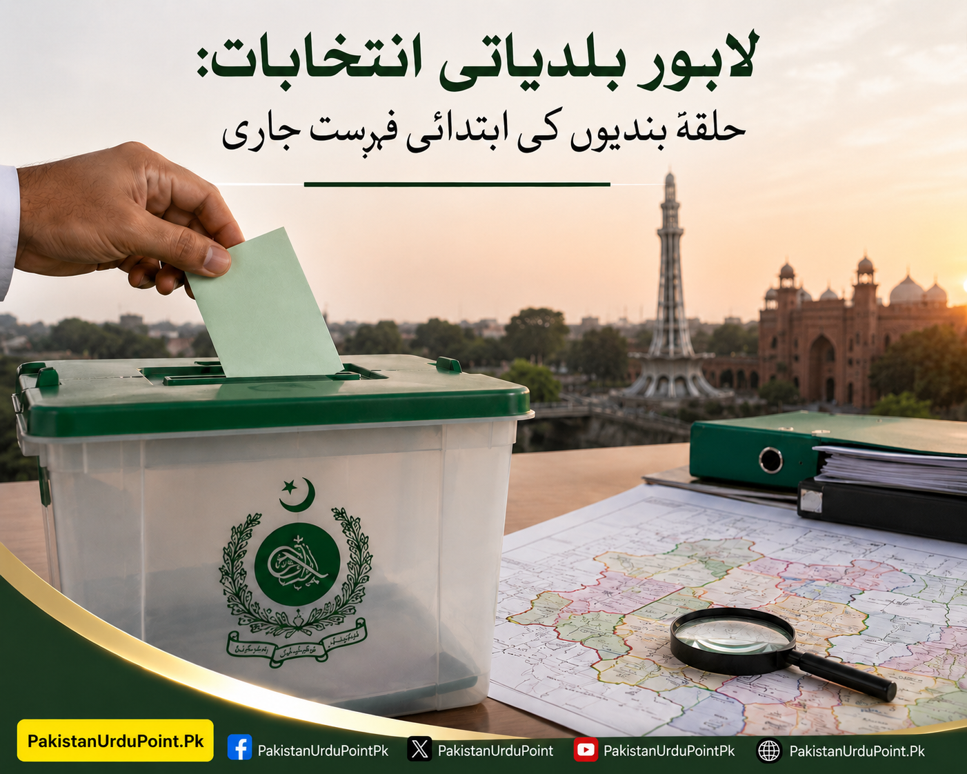 لاہور بلدیاتی انتخابات: حلقہ بندیوں کی ابتدائی فہرست جاری
