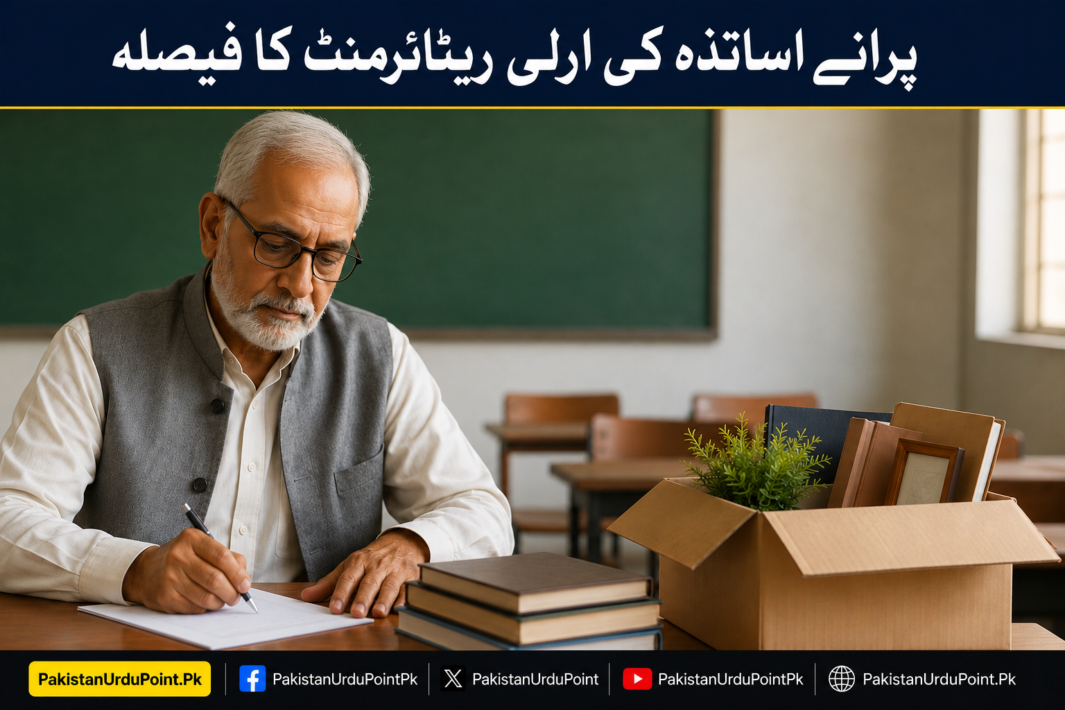 پرانے اساتذہ کی ارلی ریٹائرمنٹ کی پالیسی تیار