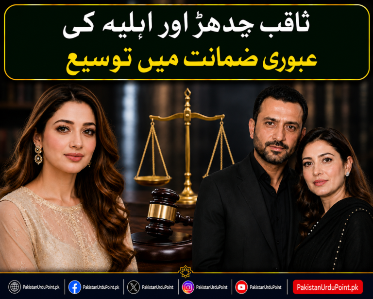 ثاقب چدھڑ اور اہلیہ کی عبوری ضمانت میں توسیع
