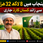 پنجاب میں 8 لاکھ 32 ہزار سے زائد کسان کارڈ جاری