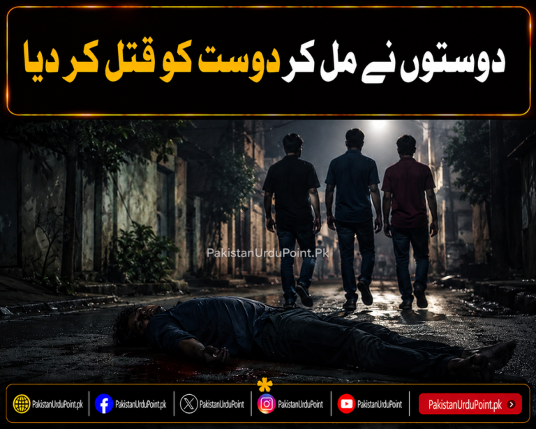 دوستوں نے دوست کو قتل کر دیا