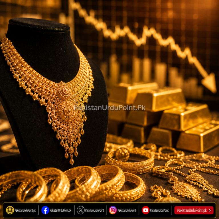 سونے کی فی تولہ قیمت میں 2,500 روپے کی کمی